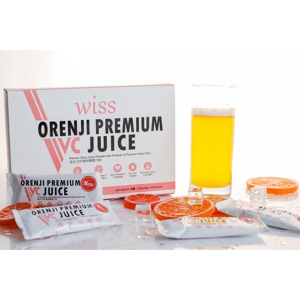 Wiss Orenji Premium VC Juice 16 Sachets per Box (20g)