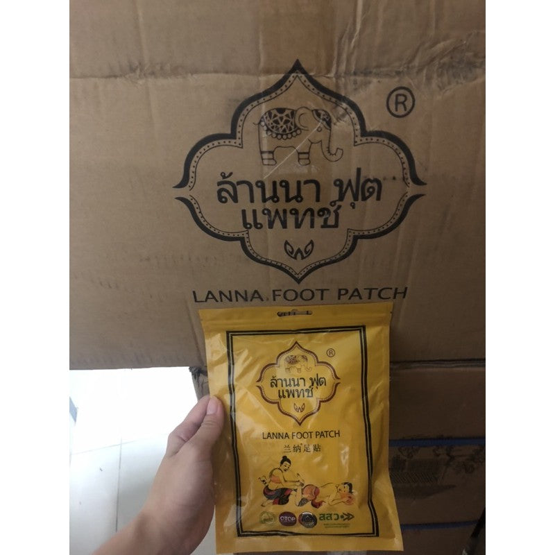 Original Thailand Gold Princess Royal Foot Patch / Royal Lavender / Royal Ginger / Lanna Foot Patch 10 Patch Per Pack