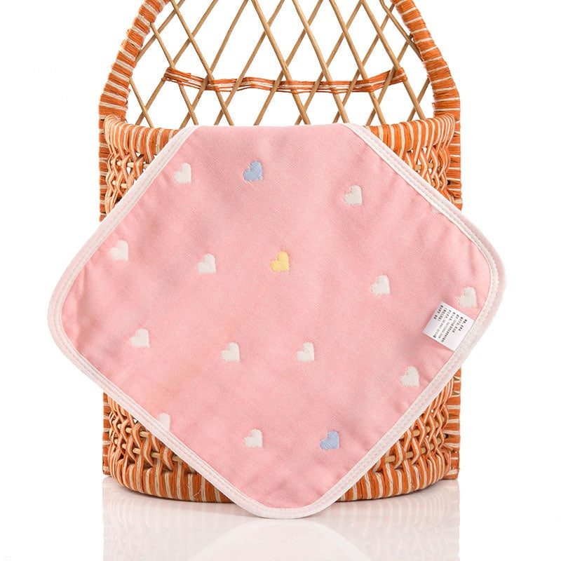 6 Layers Cotton Square Handkerchief 25*25cm 纯棉方巾25*25cm