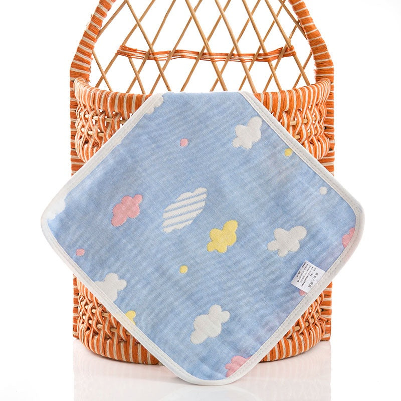 6 Layers Cotton Square Handkerchief 25*25cm 纯棉方巾25*25cm