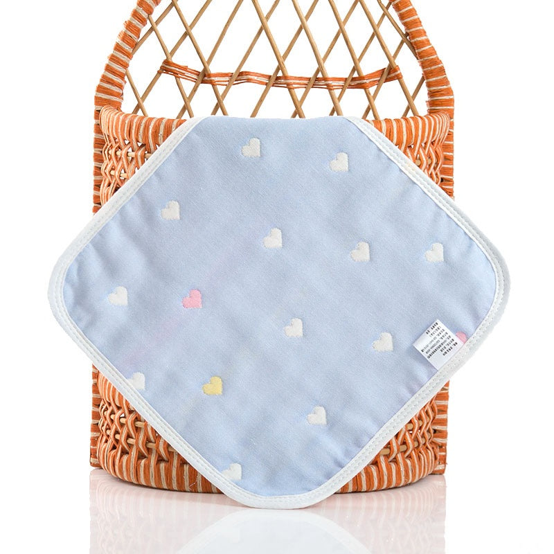 6 Layers Cotton Square Handkerchief 25*25cm 纯棉方巾25*25cm