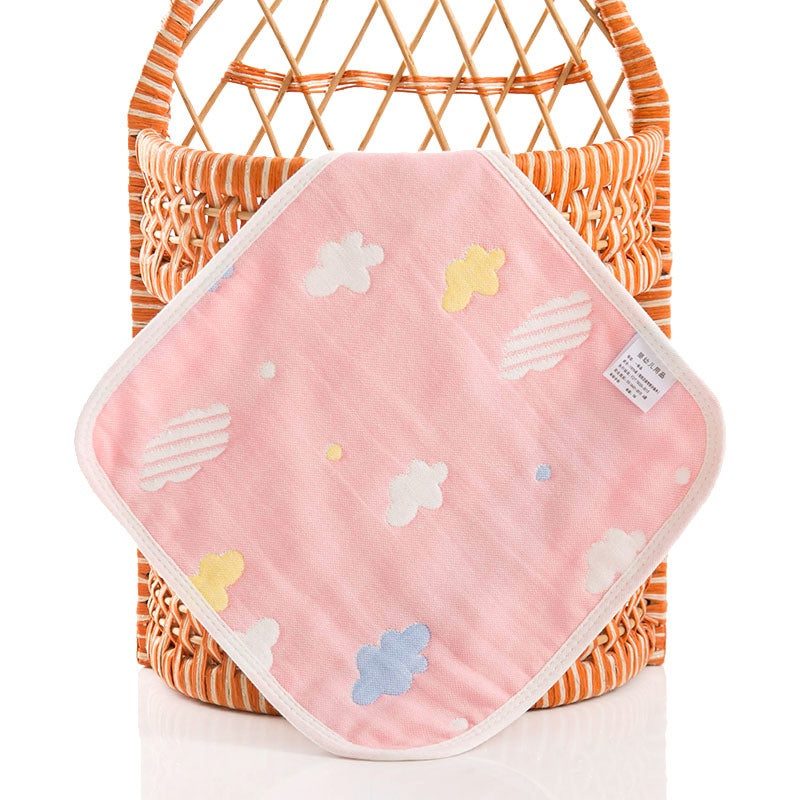 6 Layers Cotton Square Handkerchief 25*25cm 纯棉方巾25*25cm