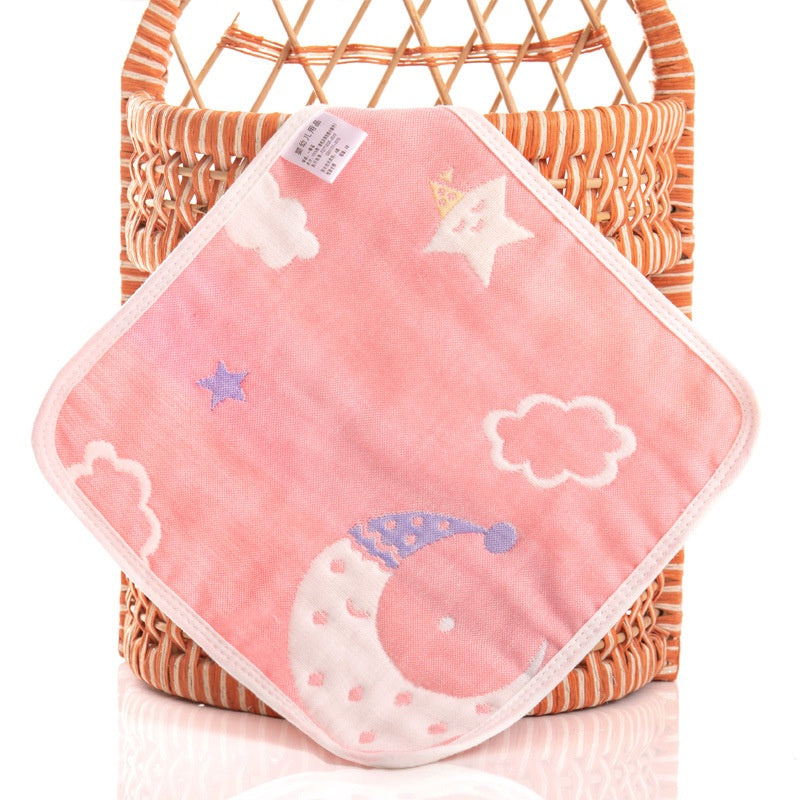 6 Layers Cotton Square Handkerchief 25*25cm 纯棉方巾25*25cm