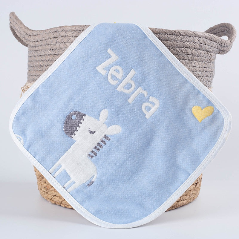 6 Layers Cotton Square Handkerchief 25*25cm 纯棉方巾25*25cm