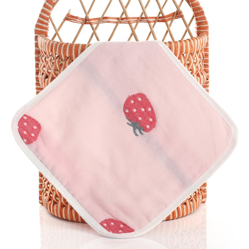6 Layers Cotton Square Handkerchief 25*25cm 纯棉方巾25*25cm