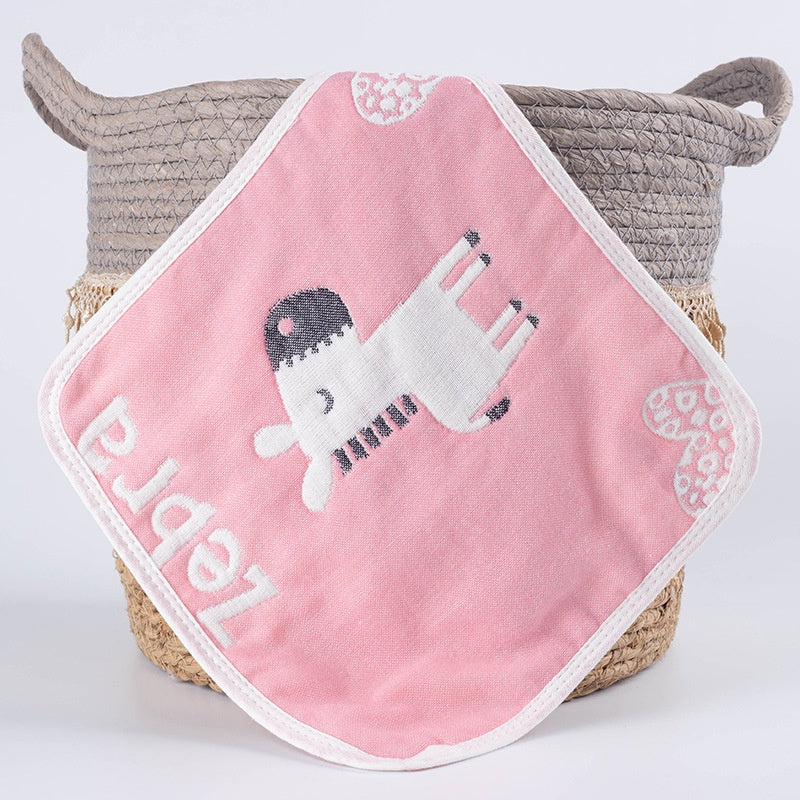 6 Layers Cotton Square Handkerchief 25*25cm 纯棉方巾25*25cm