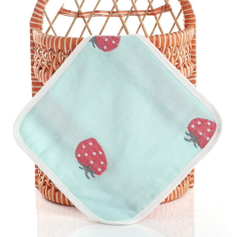 6 Layers Cotton Square Handkerchief 25*25cm 纯棉方巾25*25cm