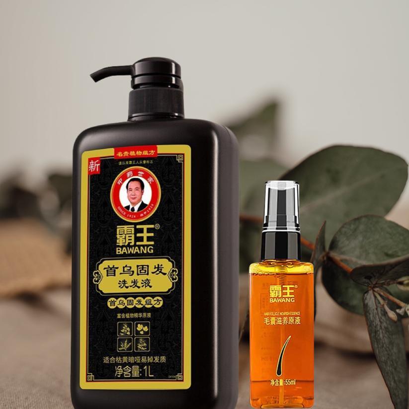 BAWANG Anti-hair Fall Shampoo/Anti-Dandruff Shampoo/He Shou Wu Hair Blackening DarkeningShampoo/Follicle Nourish Essence