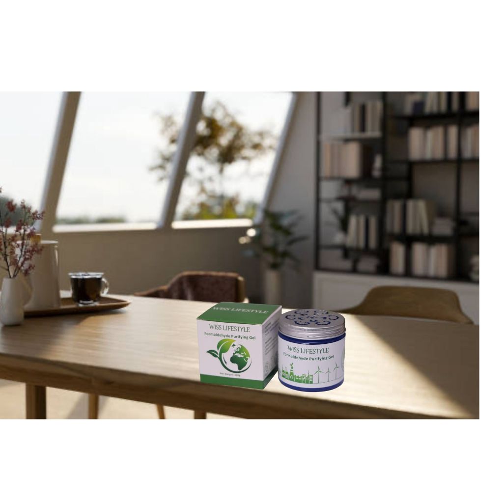 Wiss Lifestyle Smart Formaldehyde Purifier/ Home Renovation Formaldehyde Remover Gel/ TVOC/ Ammonia/Odour Remove 200g