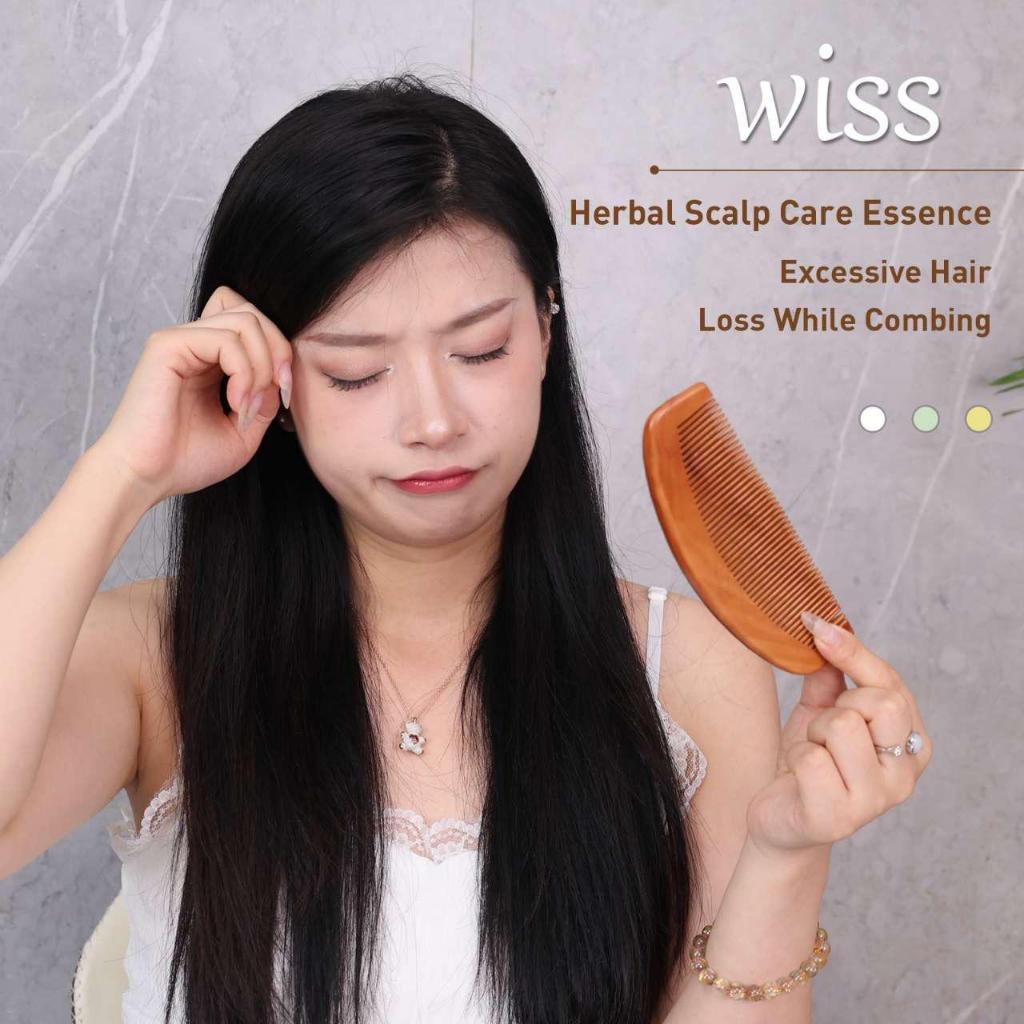 Wiss Herbal Scalp Care Essence Anti-Hairloss Hair Loss Hair Tonic/ Hair Thinning Solution 100ml SG Ready Stock