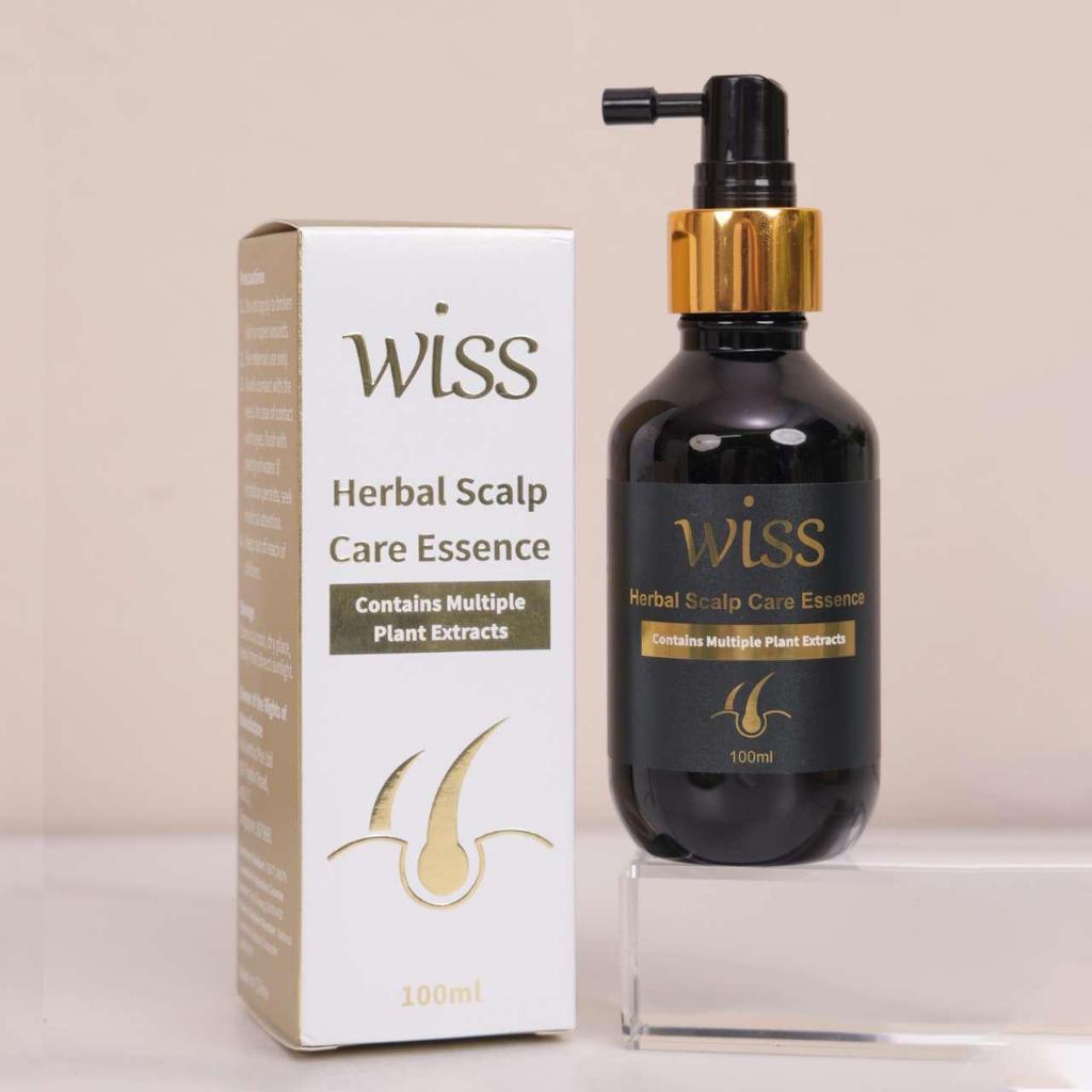 Wiss Herbal Scalp Care Essence Anti-Hairloss Hair Loss Hair Tonic/ Hair Thinning Solution 100ml SG Ready Stock