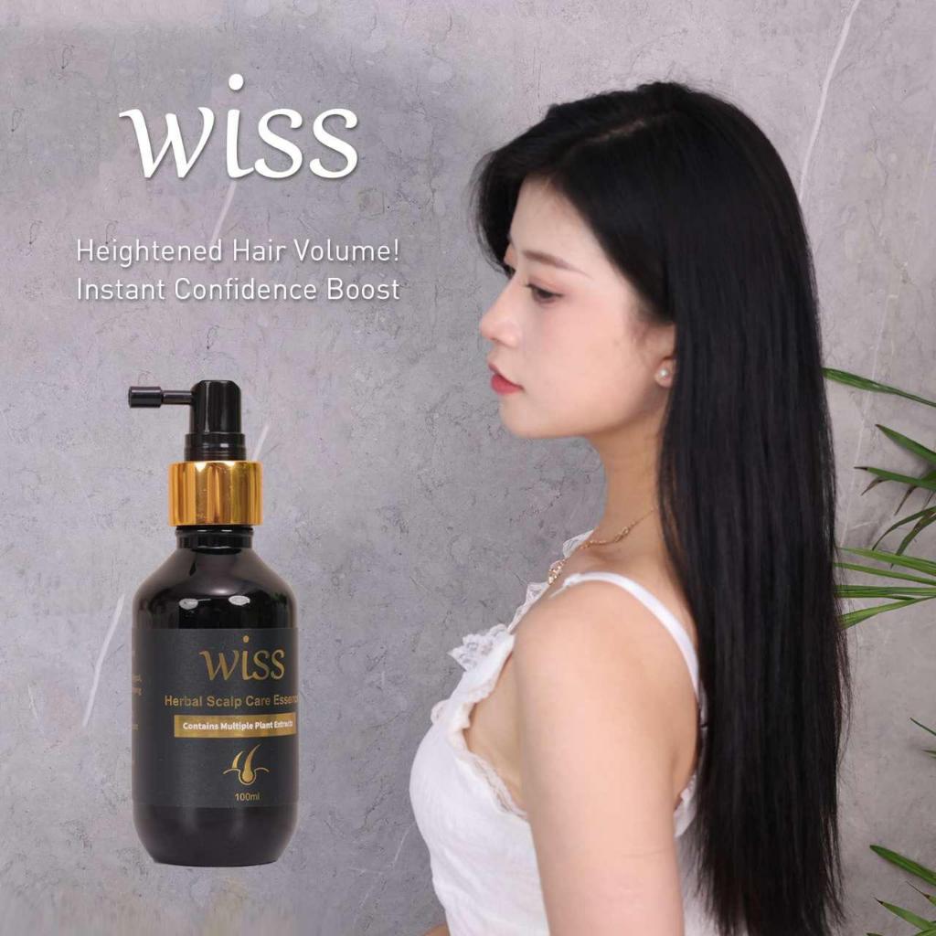 Wiss Herbal Scalp Care Essence Anti-Hairloss Hair Loss Hair Tonic/ Hair Thinning Solution 100ml SG Ready Stock