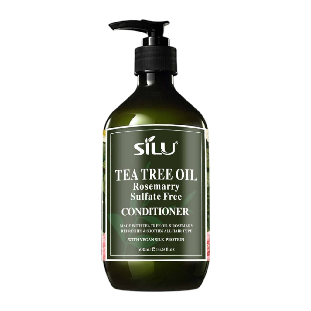 Silu Shampoo / Conditioner 500ml Tea Tree Oil Rosemary Sulfate Free SG Ready Stock