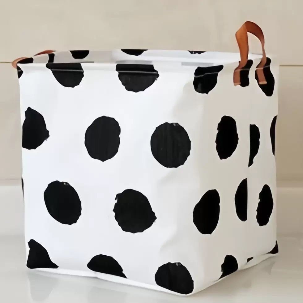 Foldable Fabric Storage Basket | Toy Storage Bin | Laundry Basket | Nursery & Kids Room Storage