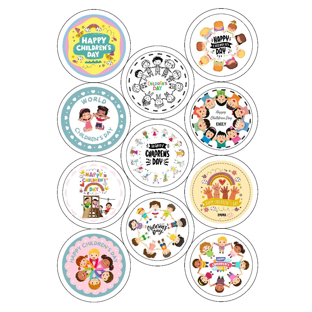 Children's Day Gift Custom Badge / Magnet / Mirror / Keychain | Personalised with Name | Party Favor Kids Gift