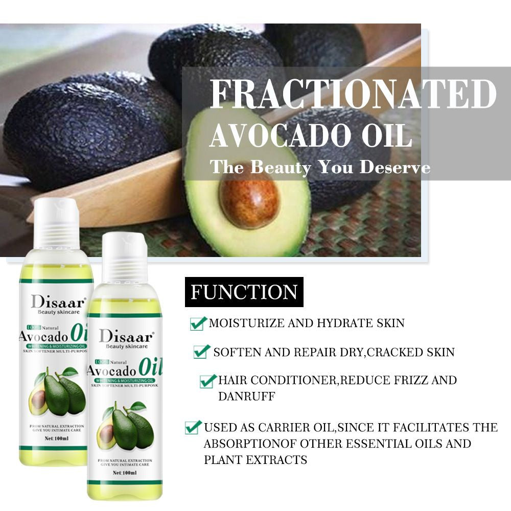 Disaar Almond Oil/ Argan Oil/ Avocado Oil/ Castor Oil/ Coconut Oil/ Jojoba Oil/ Olive Oil/ Turmeric Oil 100ml/ Bottle