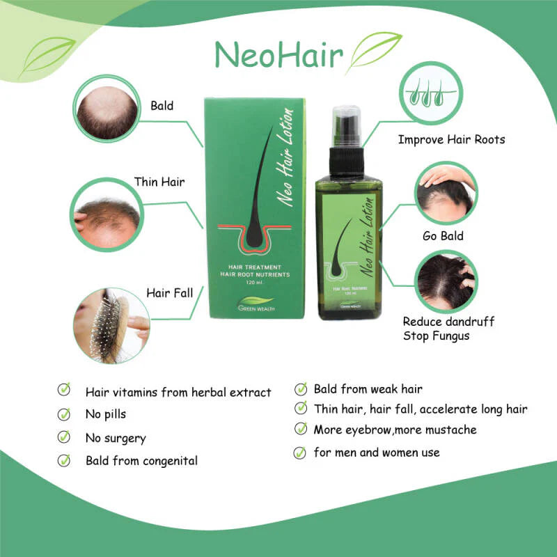 Authentic Thailand Neo Hair Lotion 120ml/ Neo Hair Shampoo 160ml/ Wiss Hair Tonic 100ml SG Ready Stock