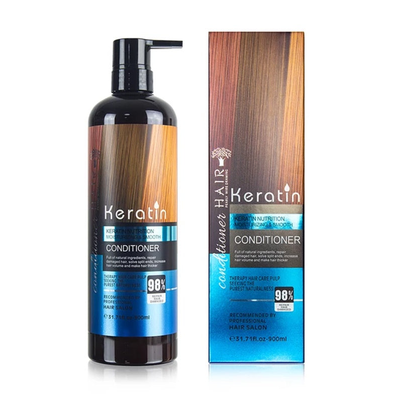 Keratin Shampoo 900ml / Keratin Conditioner 900ml / Keratin Hair Mask Keratin Hair Mask 1000ml SG Ready Stock