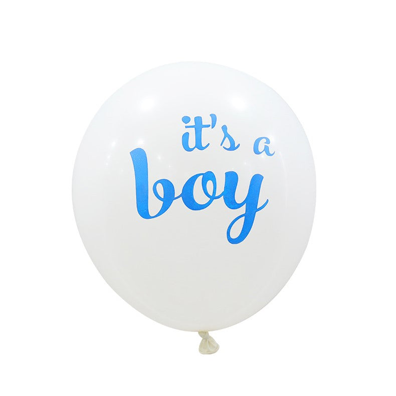 [Sg Ready Stock] Gender Reveal Decoration Complete Set Free  Ballon Pump)/ 2 set Ballon Free Ballon Pump/ Backdrop