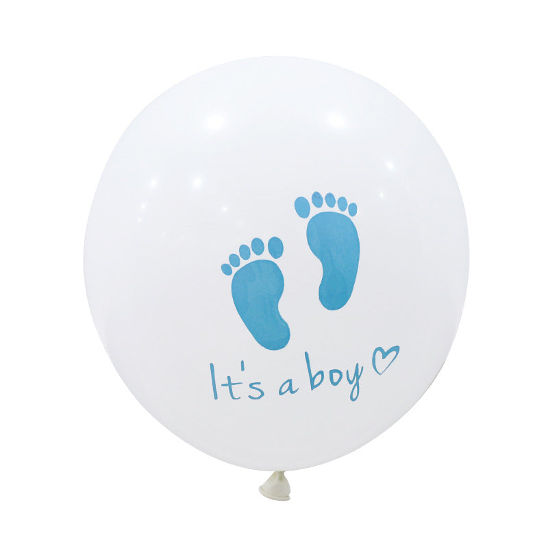 [Sg Ready Stock] Gender Reveal Decoration Complete Set Free  Ballon Pump)/ 2 set Ballon Free Ballon Pump/ Backdrop