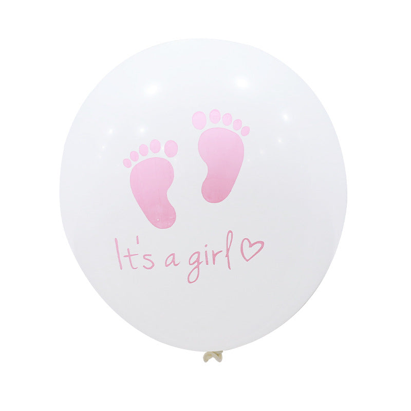 [Sg Ready Stock] Gender Reveal Decoration Complete Set Free  Ballon Pump)/ 2 set Ballon Free Ballon Pump/ Backdrop