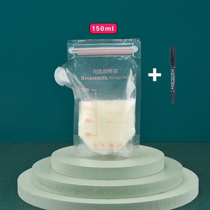 Breast Milk Storage Bag with Spout Free Marker (100ml/ 150ml/ 250ml)