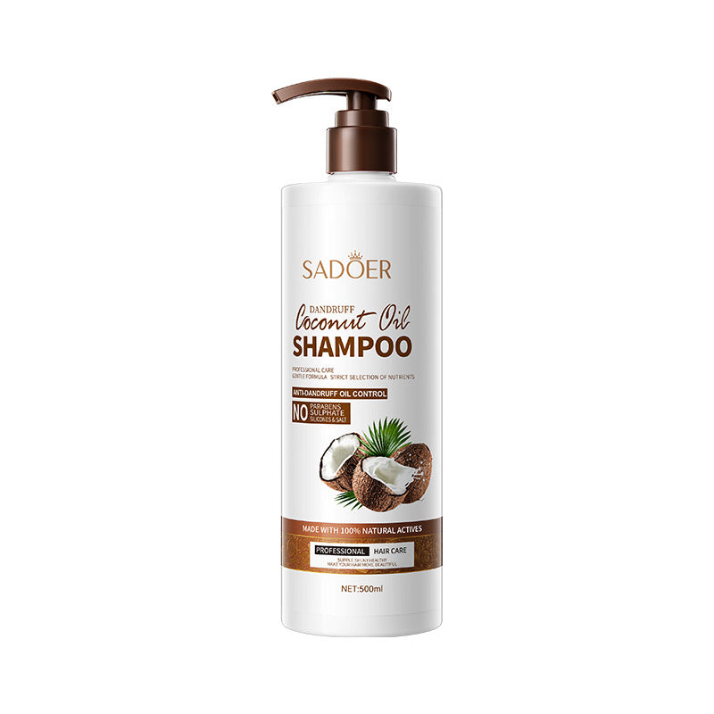 Coconut Oil Shampoo Anti-Dandruff Oil Control Sulphate Free 500ml / Coconut Hair Mask Sulfate Free Repair Hair 500g