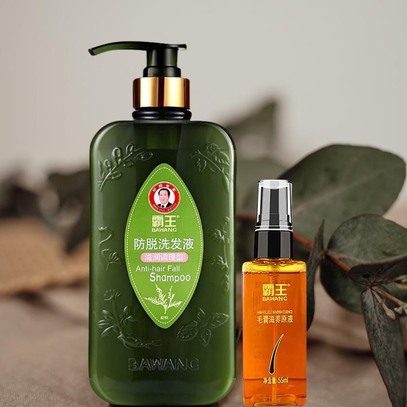 BAWANG Anti-hair Fall Shampoo/Anti-Dandruff Shampoo/He Shou Wu Hair Blackening DarkeningShampoo/Follicle Nourish Essence