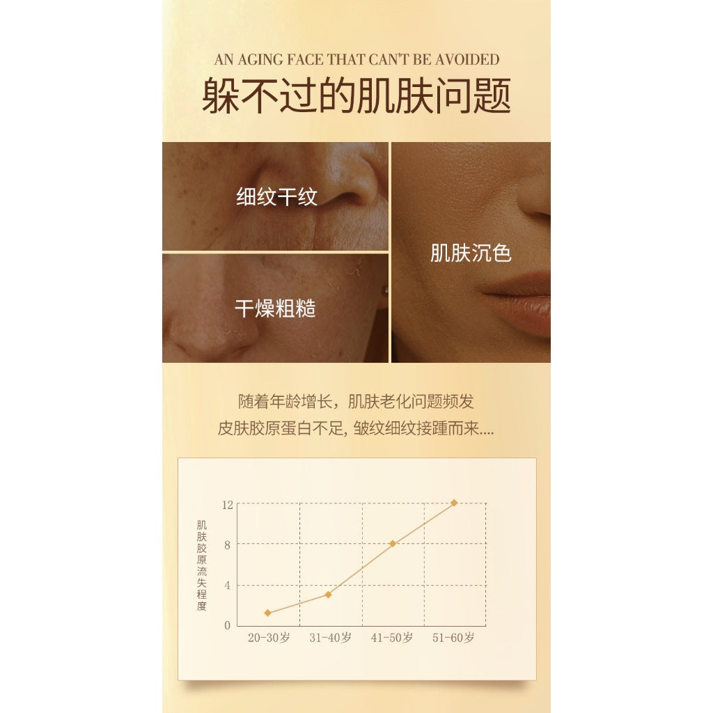 MERCILEN Collagen Polypeptide Filling Cream Filler Powder Cream Anti-Aging Moisturizing Face Cream 35g