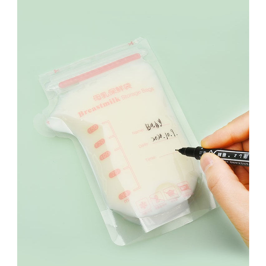 Breast Milk Storage Bag with Spout Free Marker (100ml/ 150ml/ 250ml)