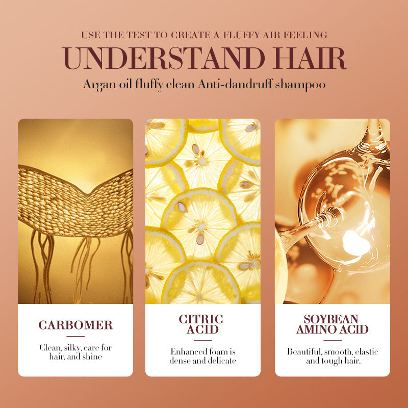 SADOER Morocco Argan Oil Shampoo Argan Oil Anti-Dandruff Shampoo 500ml / Morocco Argan Oil Oil Control Conditioner 500ml