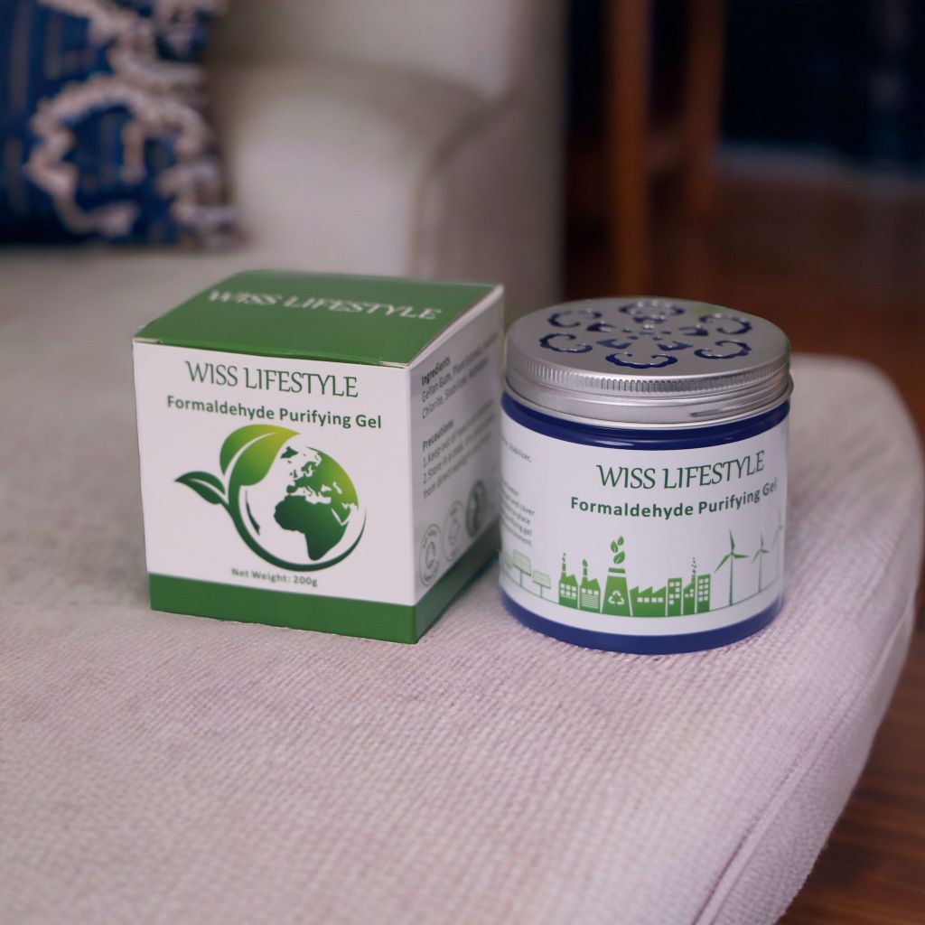 Wiss Lifestyle Smart Formaldehyde Purifier/ Home Renovation Formaldehyde Remover Gel/ TVOC/ Ammonia/Odour Remove 200g