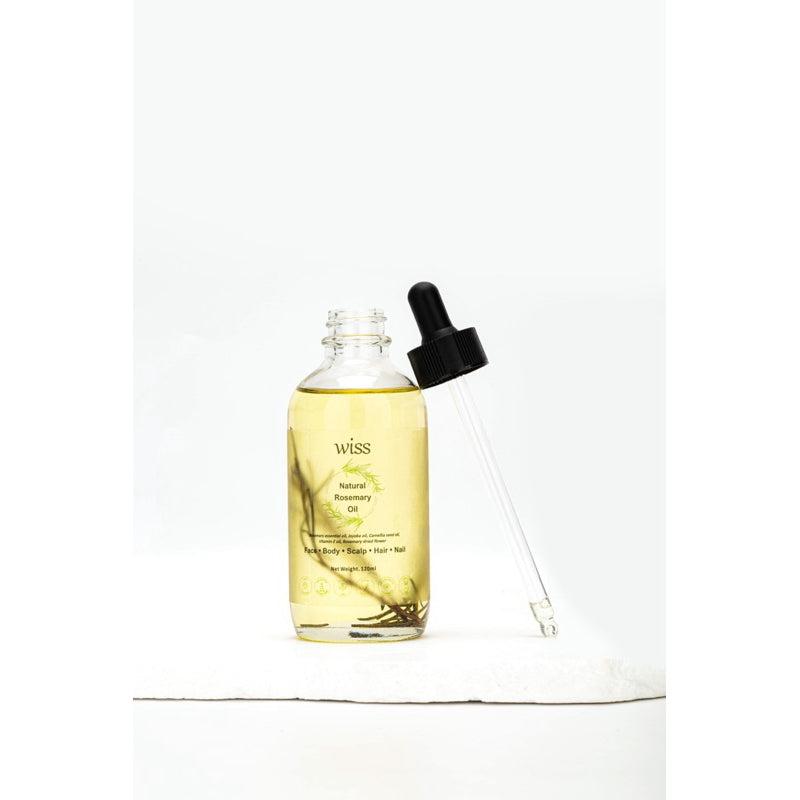 120ml Wiss Natural Rosemary Oil for Hair Scalp Care Promote Growth Hair Reduce Hair Loss Skin Care Hair Oil Body Oil
