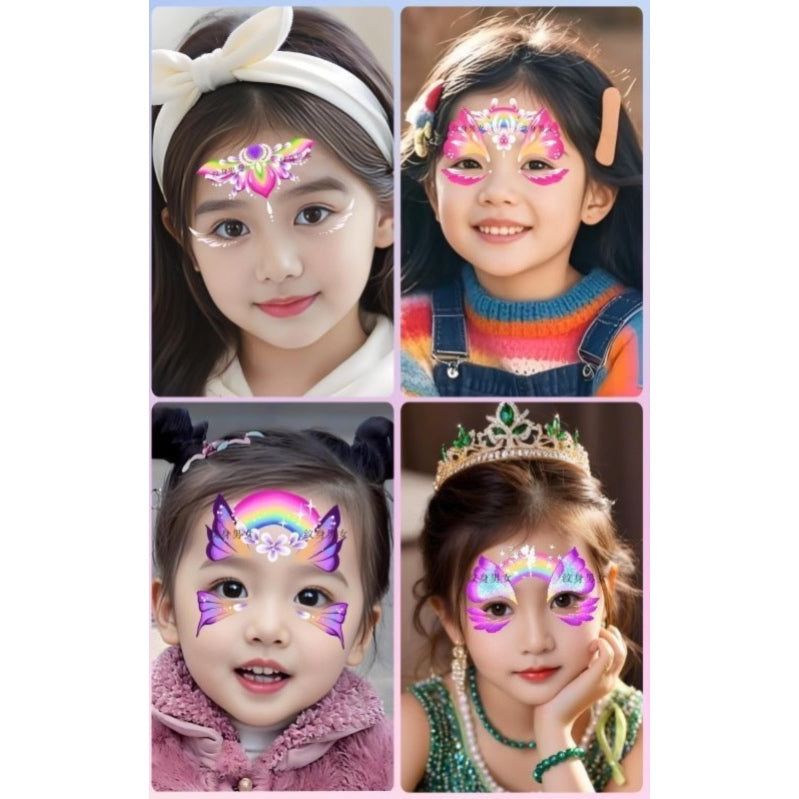🧚‍♀️✨ Magical Face Art Tattoo Booth for Kids Parties & Events ✨🧚‍♀️