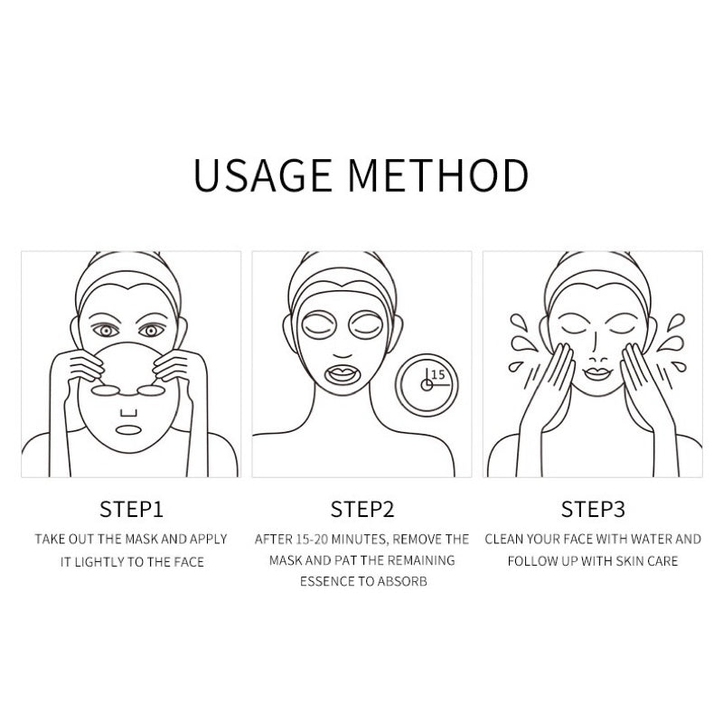 ZOZU 24K Gold Facial Mask/ Moisturize/ Hyaluronic Acid/ Glucerol/ Skin Regeneration