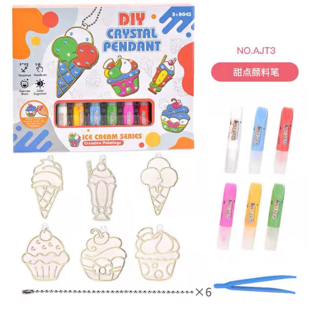 SG Ready Stock Glass deco | Art & Craft | Fine Motor Skills | Creativity & Imagination