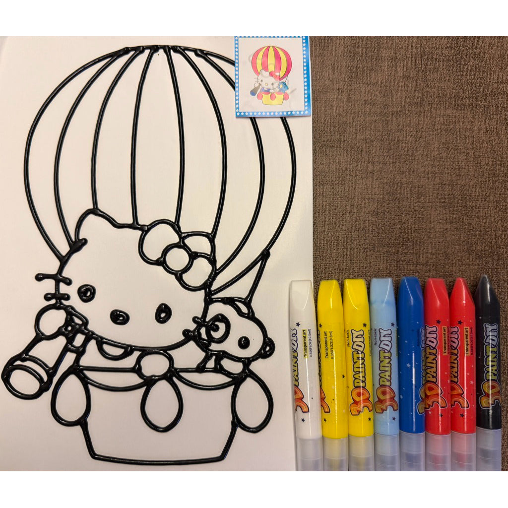 DIY Glass Deco Art Sheet | No-Bake Window Art | Christmas Gift - Birthday - Children day - Art & Craft Ser