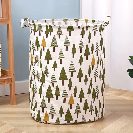 Foldable Fabric Storage Basket | Toy Storage Bin | Laundry Basket | Nursery & Kids Room Storage