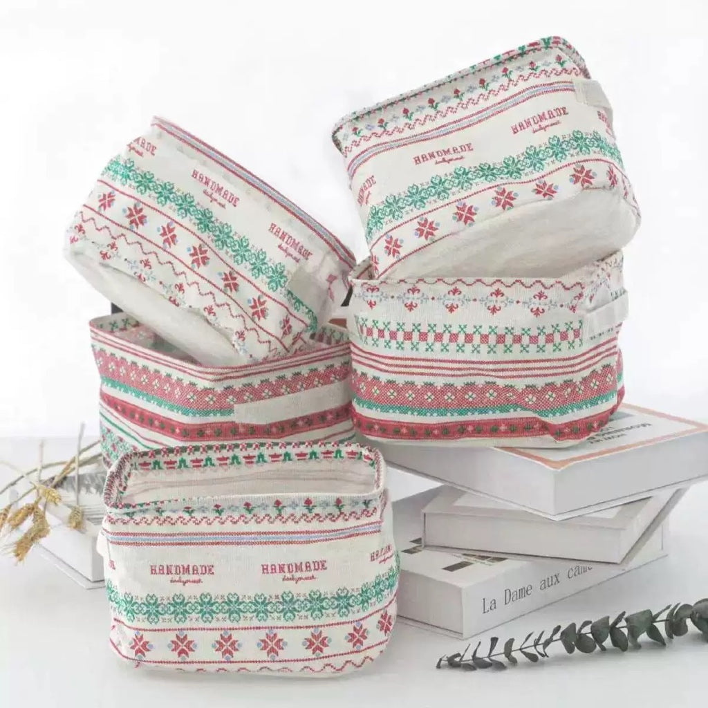 Foldable Fabric Storage Basket | Toy Storage Bin | Laundry Basket | Nursery & Kids Room Storage