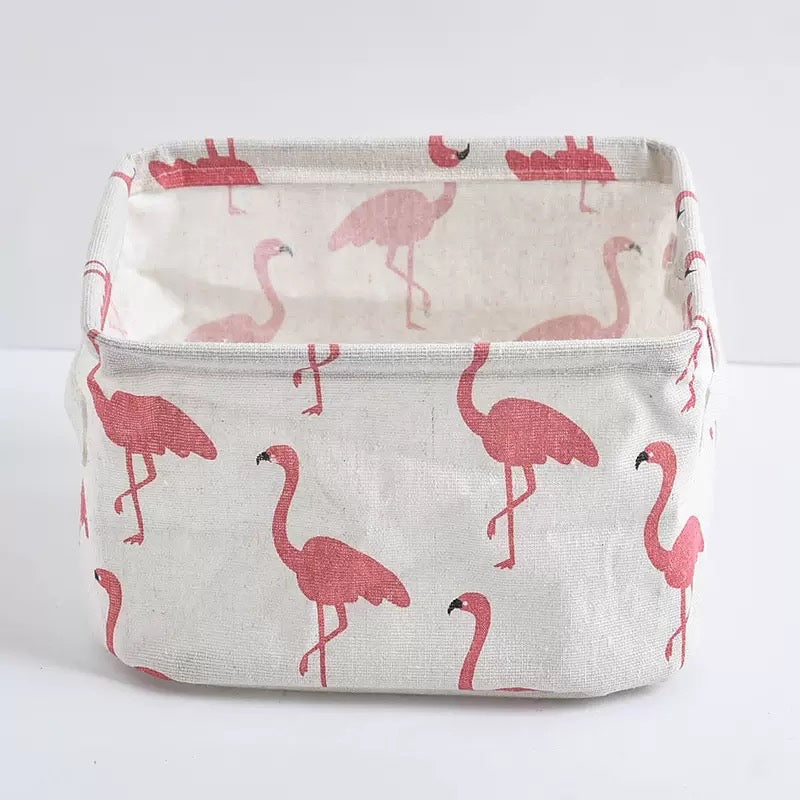 Foldable Fabric Storage Basket | Toy Storage Bin | Laundry Basket | Nursery & Kids Room Storage