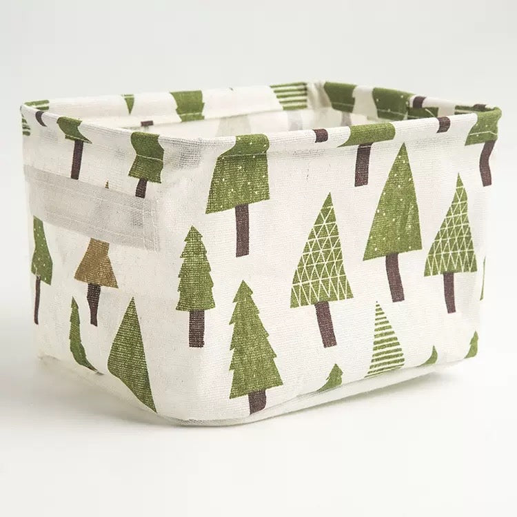 Foldable Fabric Storage Basket | Toy Storage Bin | Laundry Basket | Nursery & Kids Room Storage