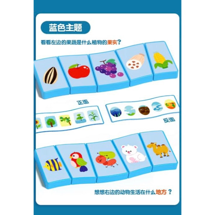 【Montessori Educational Toy】Cognitive Matching Puzzle Wooden Board | Animal & Occupation Recognition | 幼儿启蒙认知配对益智拼图