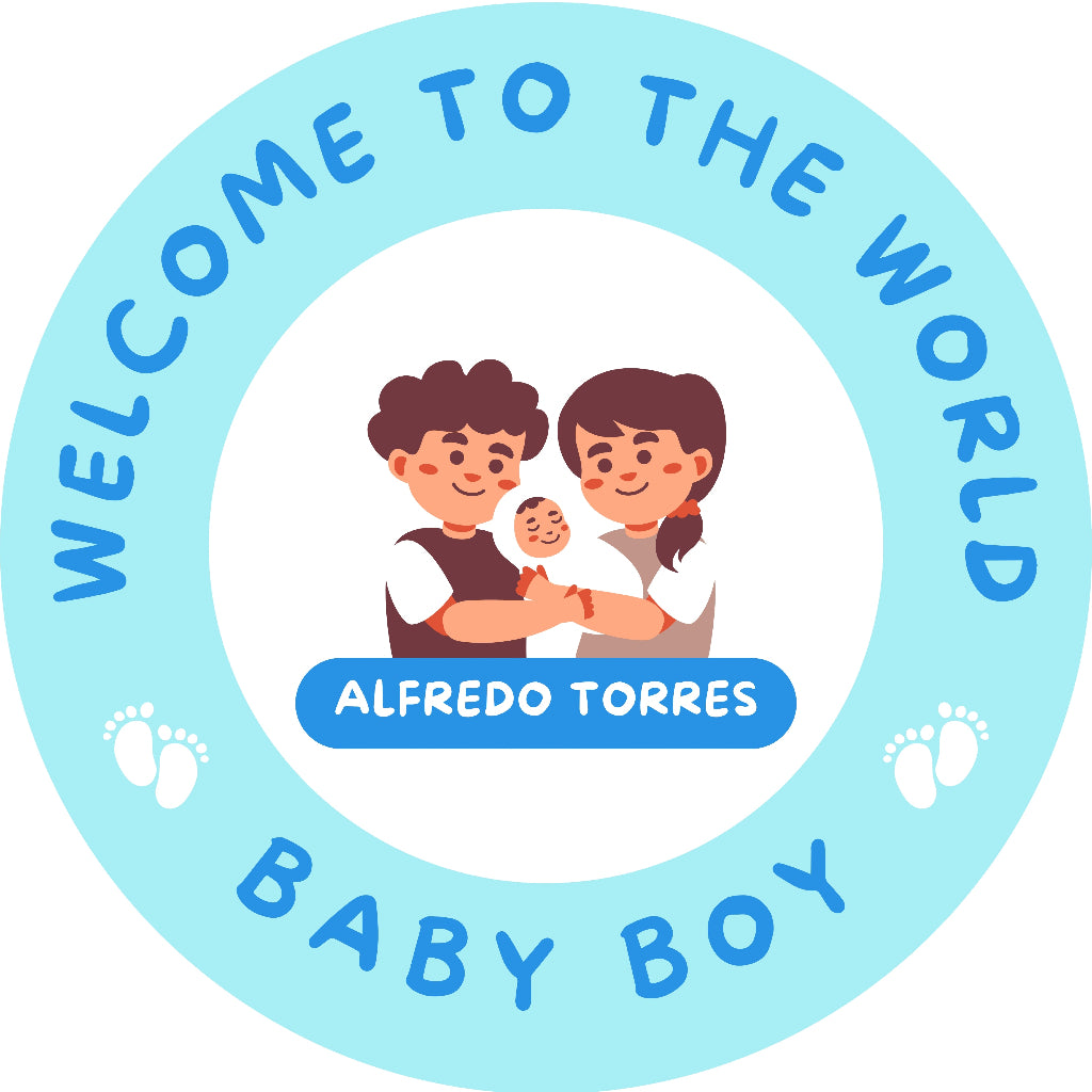 SG READY STOCK Custom Baby Shower/Gender Reveal Badge Magnet Mirror Keychain | It's a Girl/ Boy | Personalised Name Gift