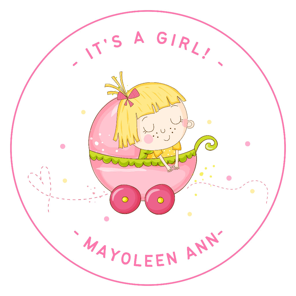 SG READY STOCK Custom Baby Shower/Gender Reveal Badge Magnet Mirror Keychain | It's a Girl/ Boy | Personalised Name Gift