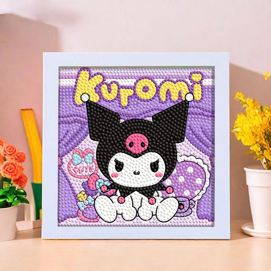 SG Stock DIY Diamond Painting Kit with Frame – Fun Arts & Crafts Activity for Kids & Adults - Children Day Gift/Birthday