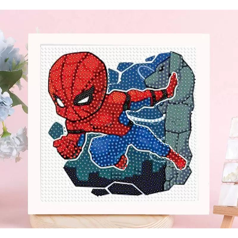 SG Stock DIY Diamond Painting Kit with Frame – Fun Arts & Crafts Activity for Kids & Adults - Children Day Gift/Birthday