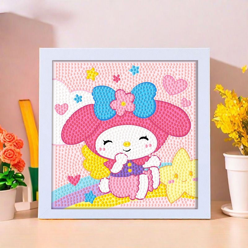 SG Stock DIY Diamond Painting Kit with Frame – Fun Arts & Crafts Activity for Kids & Adults - Children Day Gift/Birthday