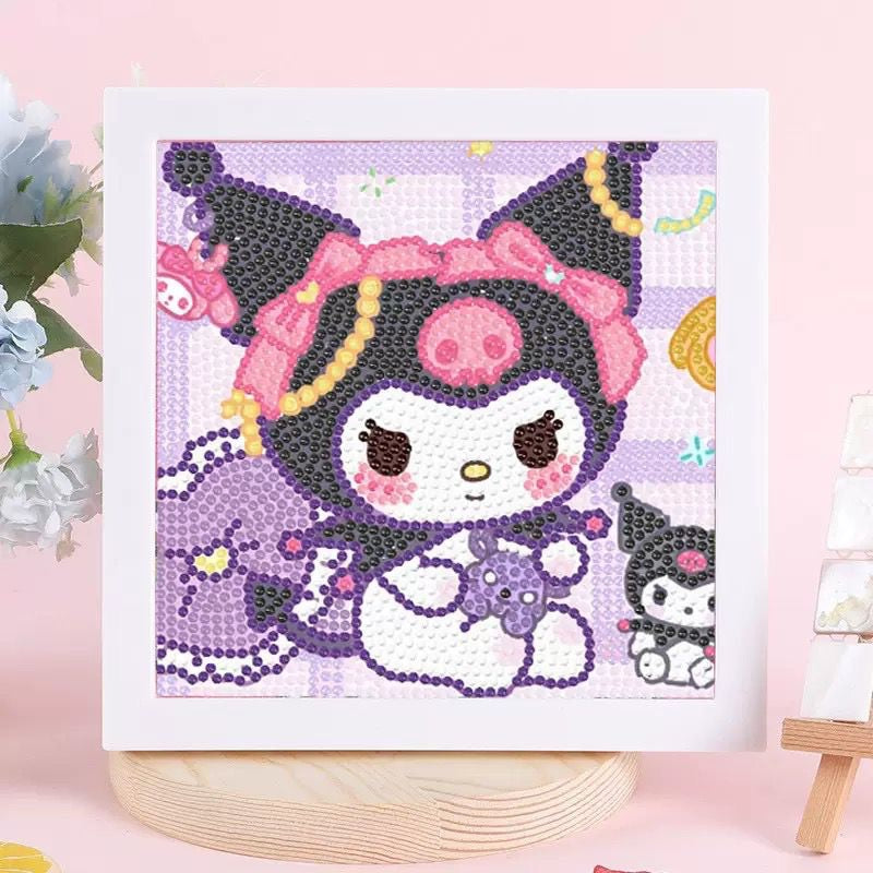 SG Stock DIY Diamond Painting Kit with Frame – Fun Arts & Crafts Activity for Kids & Adults - Children Day Gift/Birthday