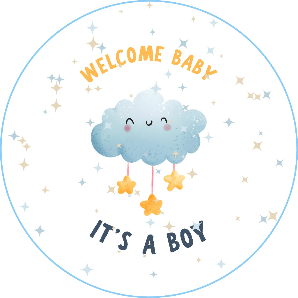 SG READY STOCK Custom Baby Shower/Gender Reveal Badge Magnet Mirror Keychain | It's a Girl/ Boy | Personalised Name Gift