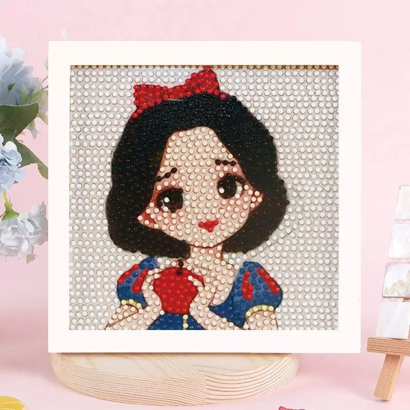 SG Stock DIY Diamond Painting Kit with Frame – Fun Arts & Crafts Activity for Kids & Adults - Children Day Gift/Birthday